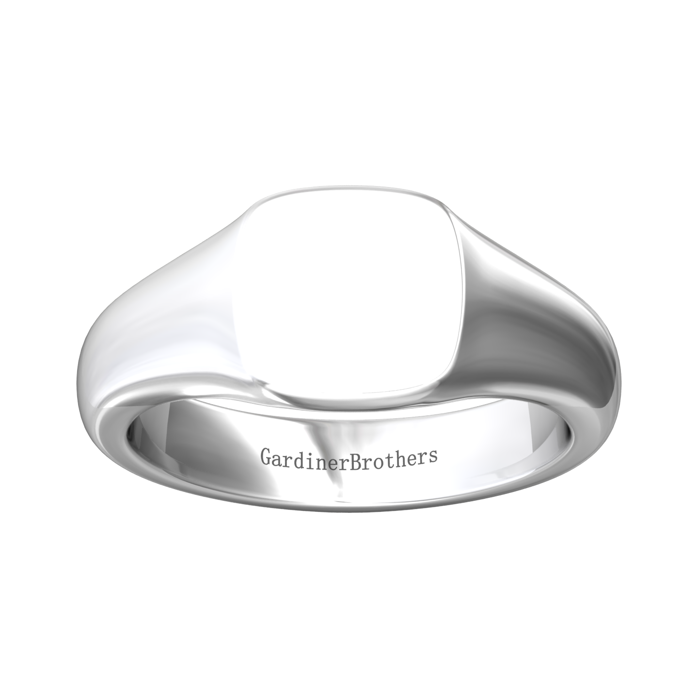 Cushion Signet Ring 9x9mm Gardiner Brothers