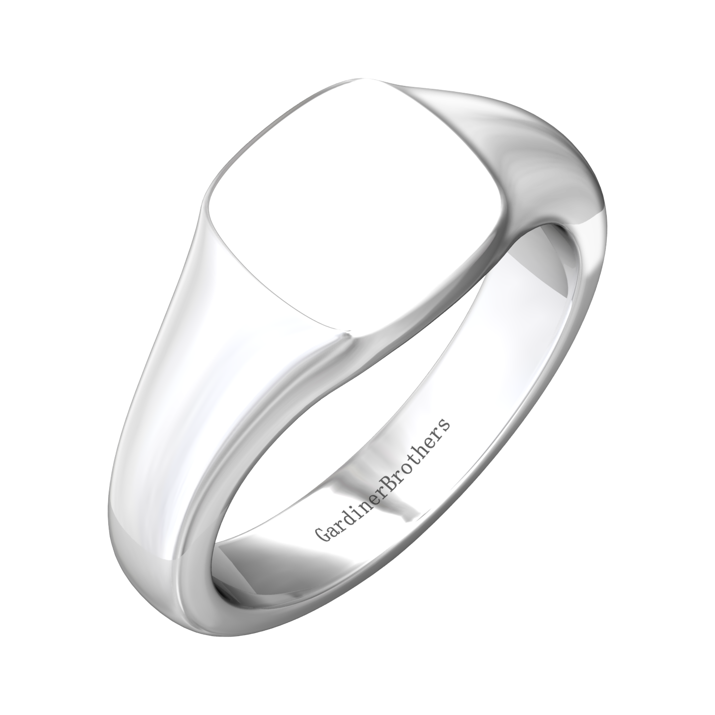 Cushion Signet Ring 9x9mm Gardiner Brothers