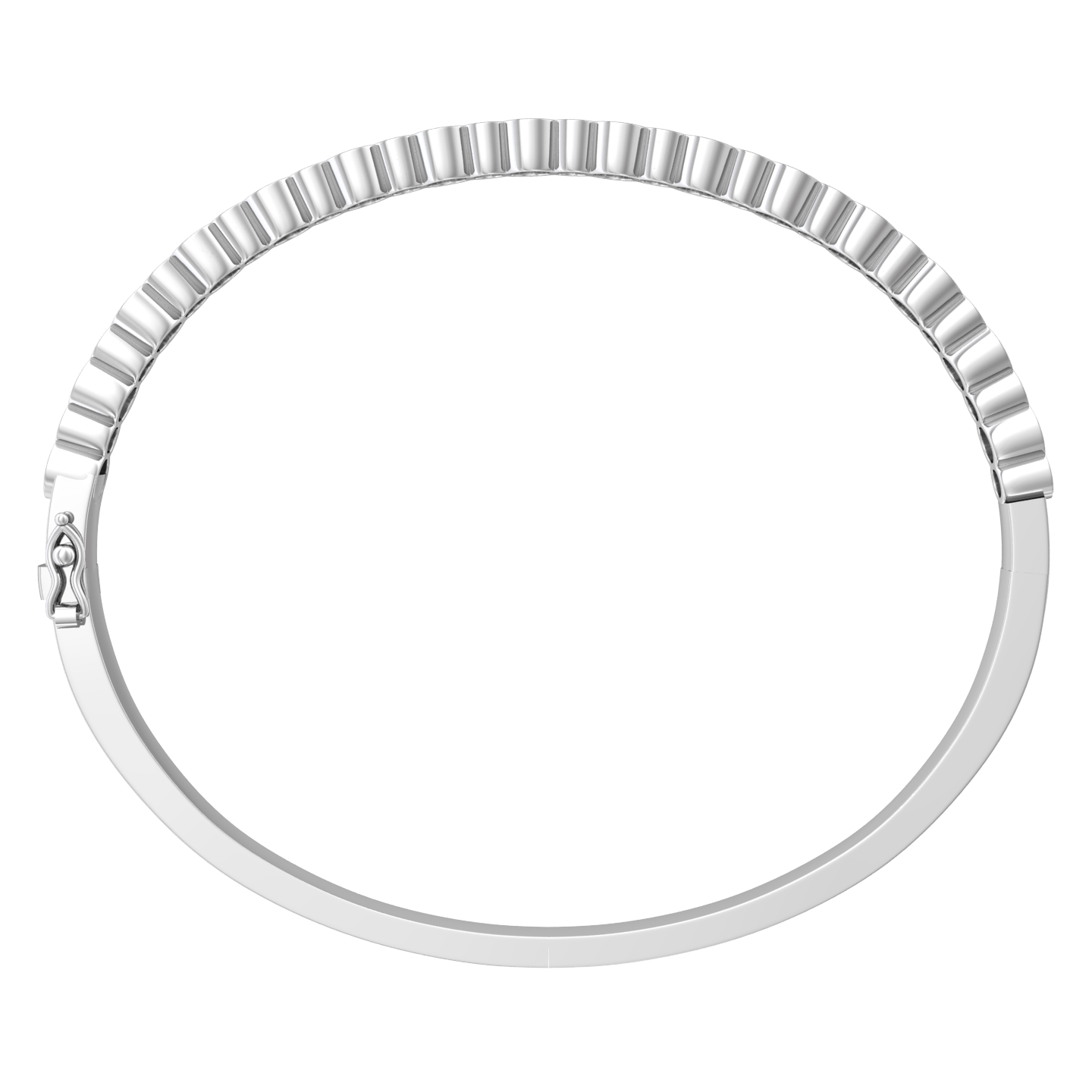Eclipse Collection All Diamond Bangle Gardiner Brothers