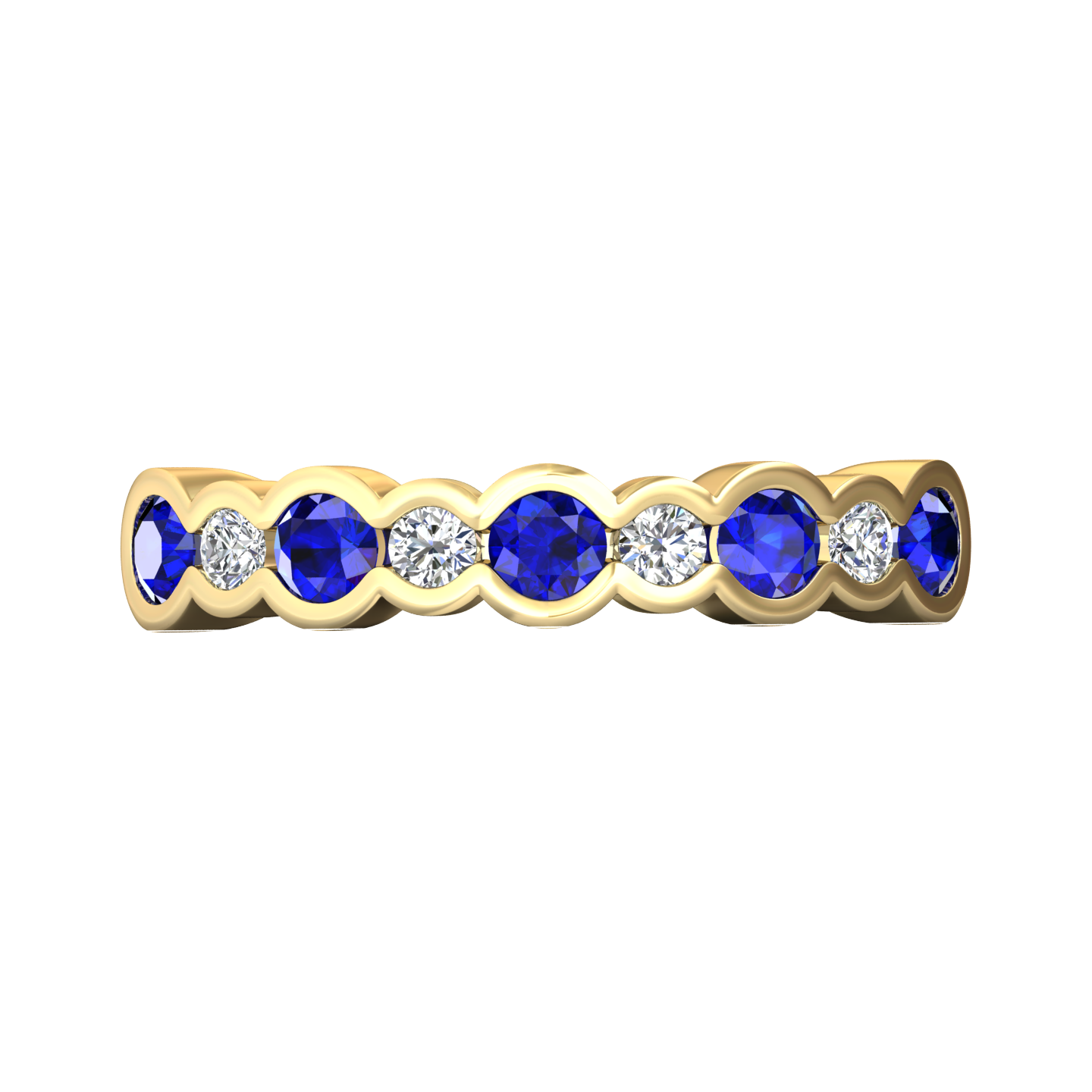Eclipse Collection Sapphire and Diamond Ring Gardiner Brothers
