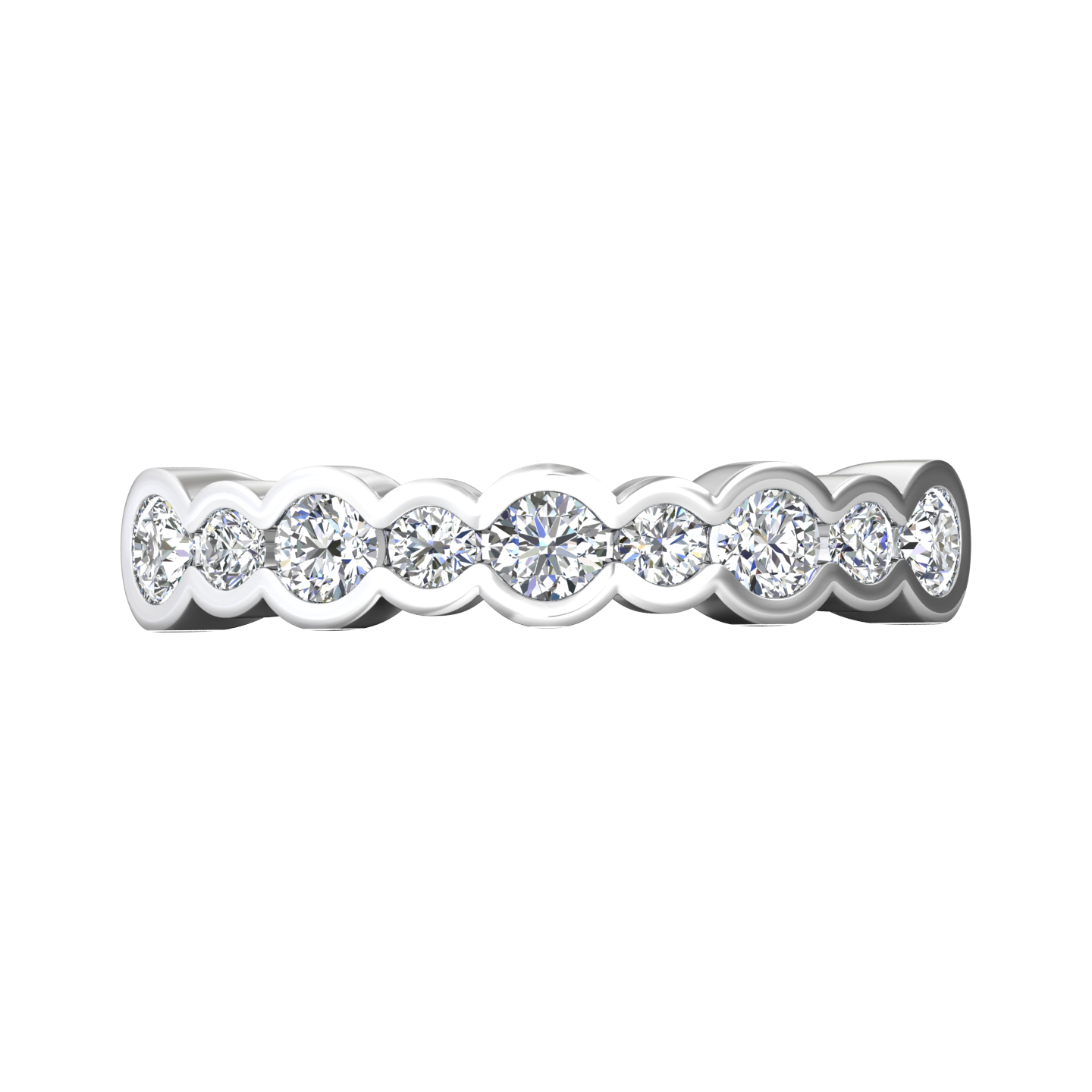 Eclipse Collection All Diamond Ring Gardiner Brothers