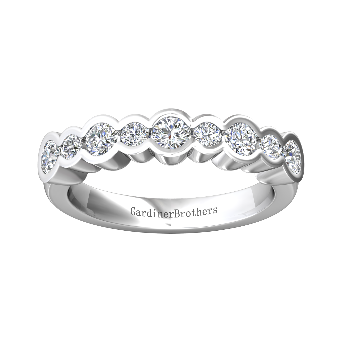 Eclipse Collection All Diamond Ring Gardiner Brothers