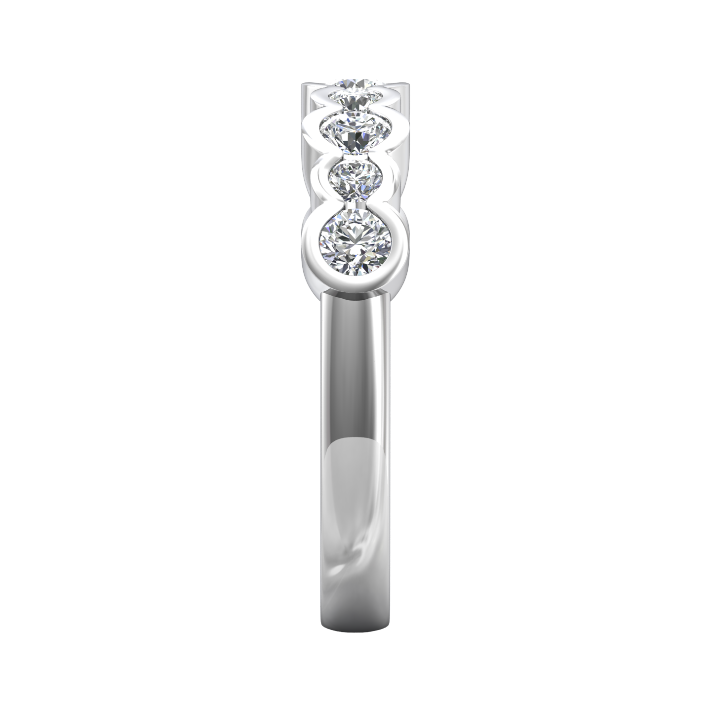 Eclipse Collection All Diamond Ring Gardiner Brothers