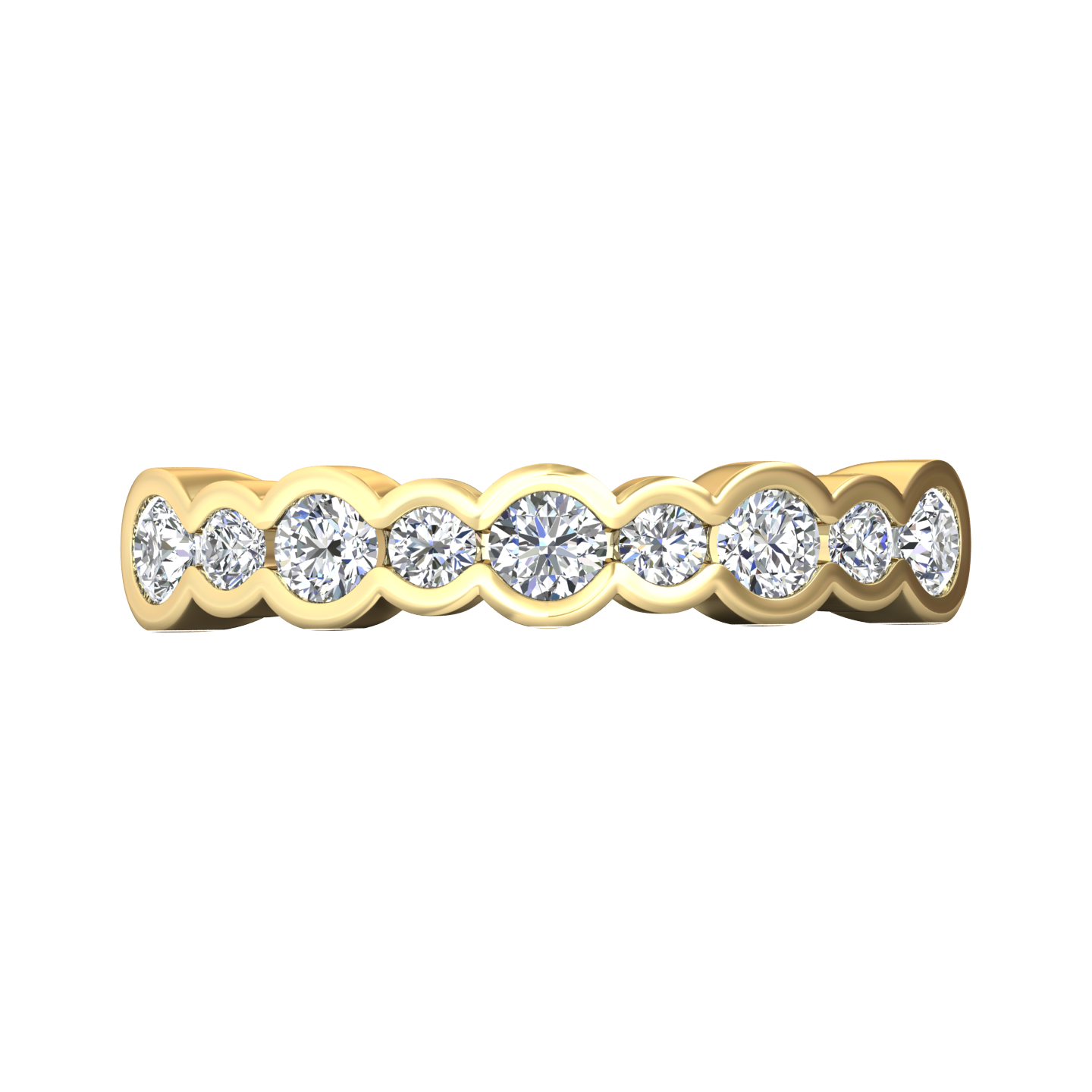 Eclipse Collection All Diamond Ring Gardiner Brothers