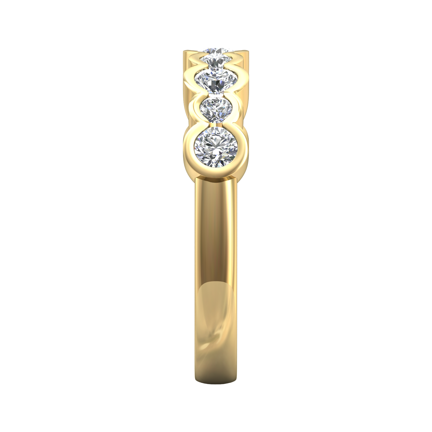Eclipse Collection All Diamond Ring Gardiner Brothers