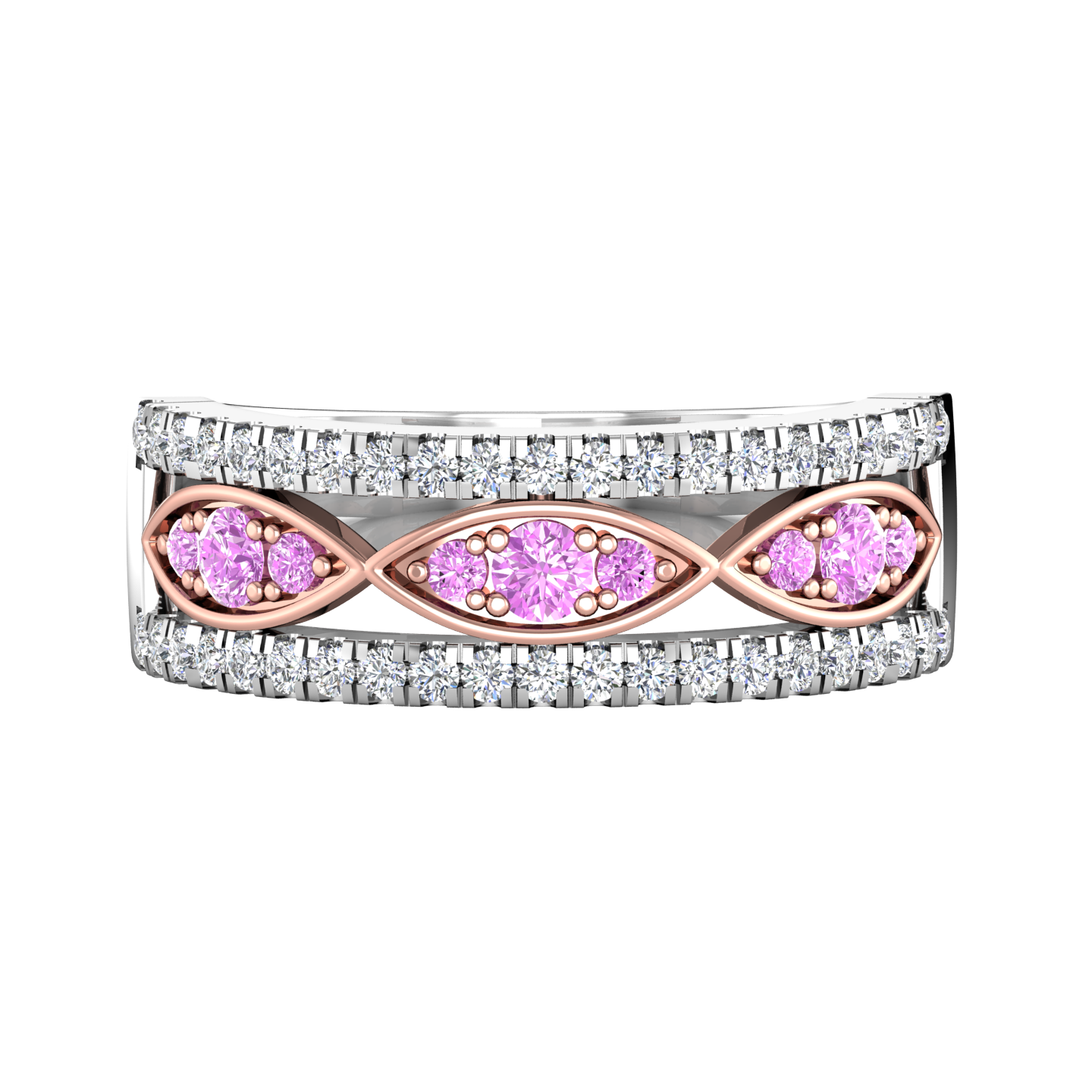 Rosa Pink Diamond Dress Ring Gardiner Brothers