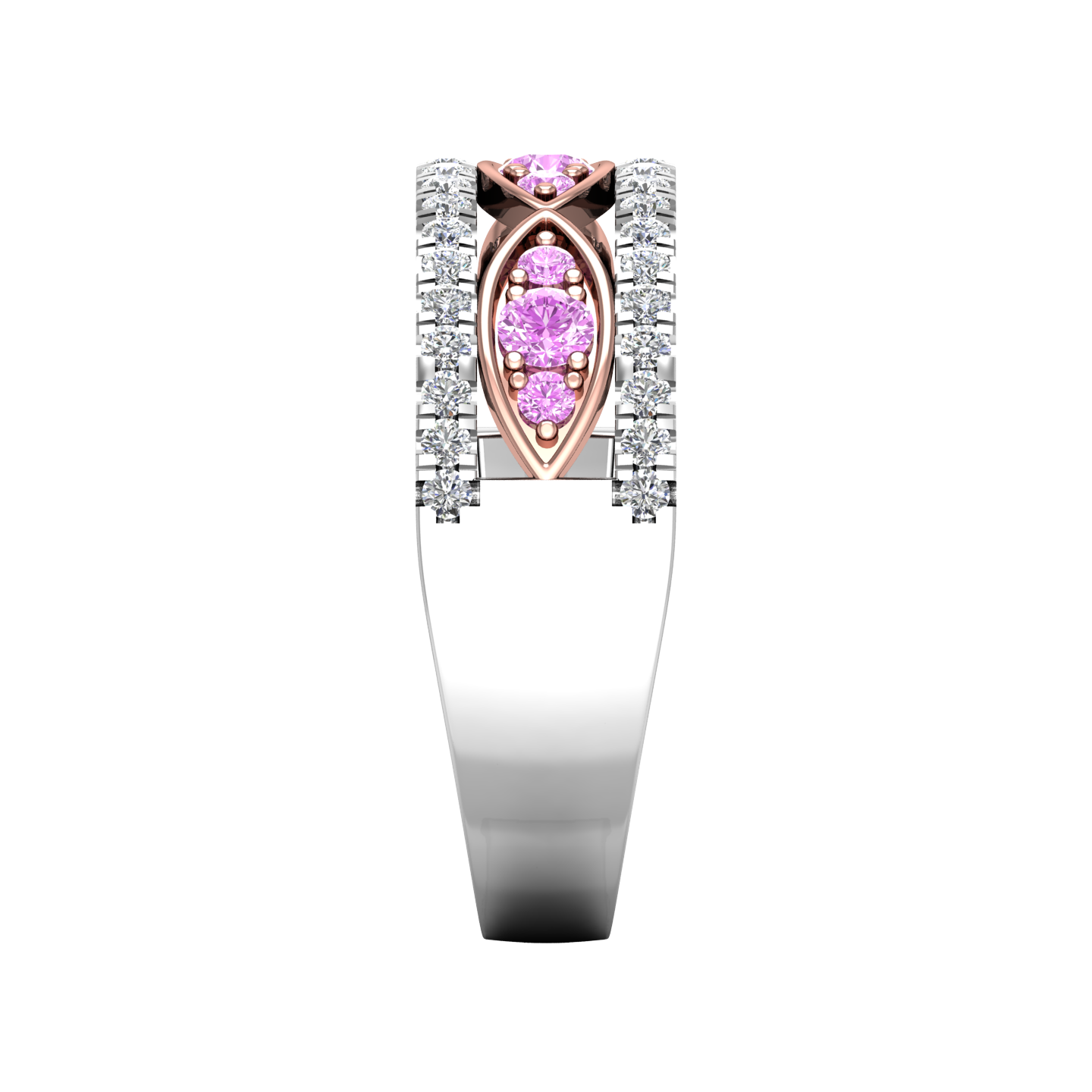 Rosa Pink Diamond Dress Ring Gardiner Brothers