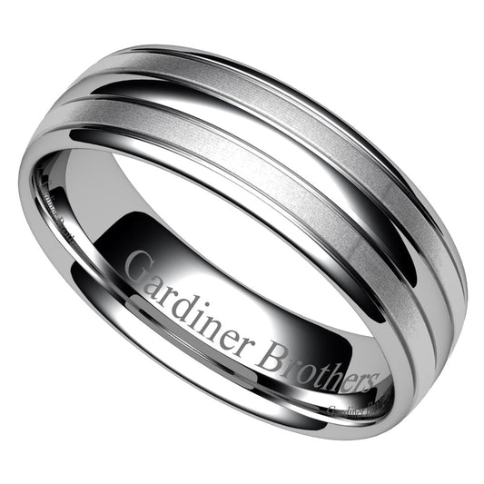 Patterned Wedding Ring  Gardiner Brothers