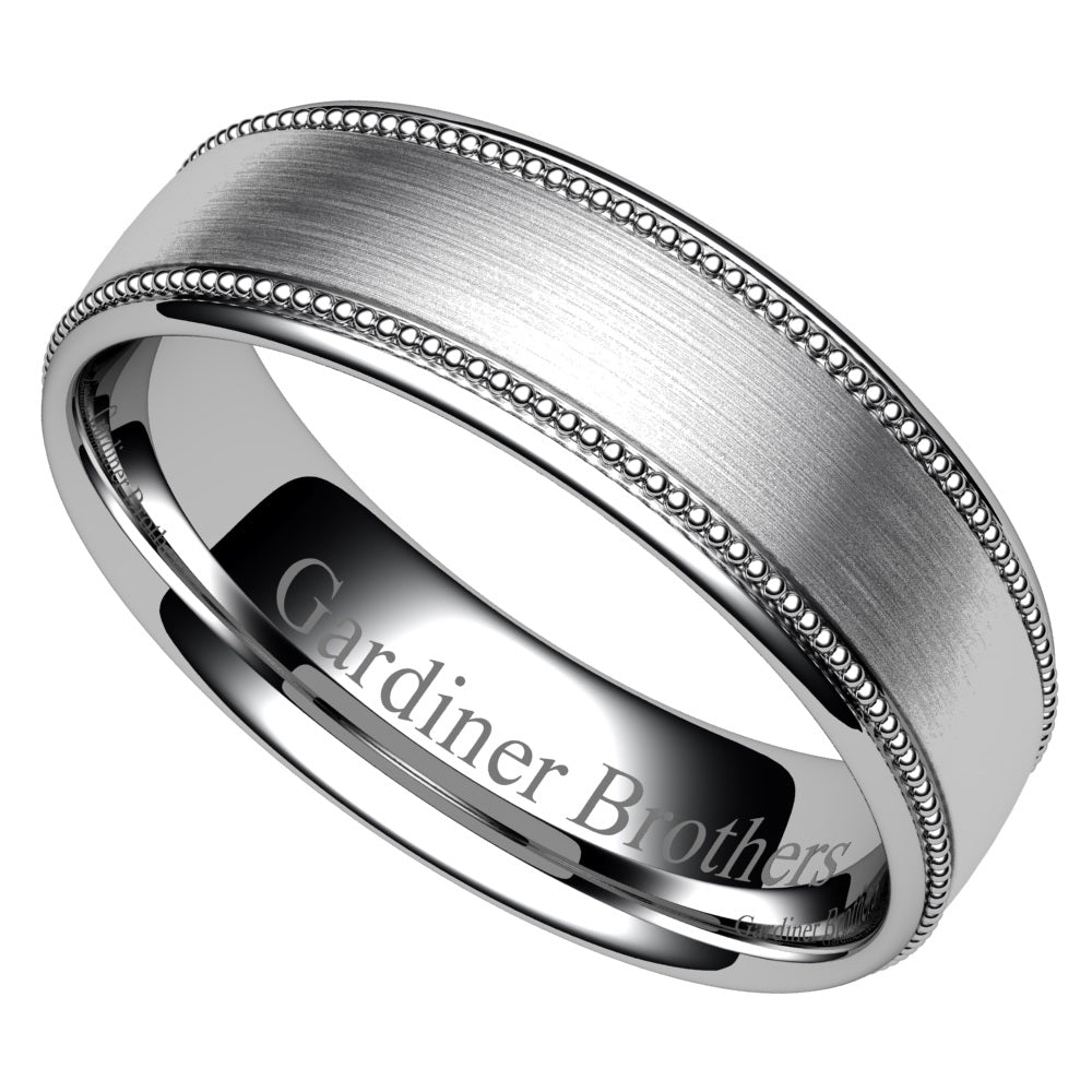 Patterned Wedding Ring Gardiner Brothers