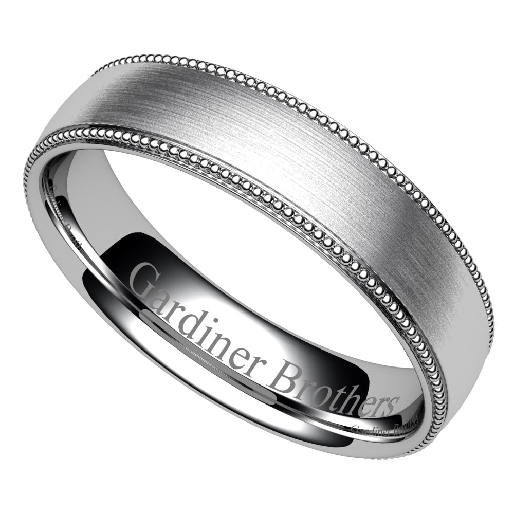 Patterned Wedding Ring Gardiner Brothers