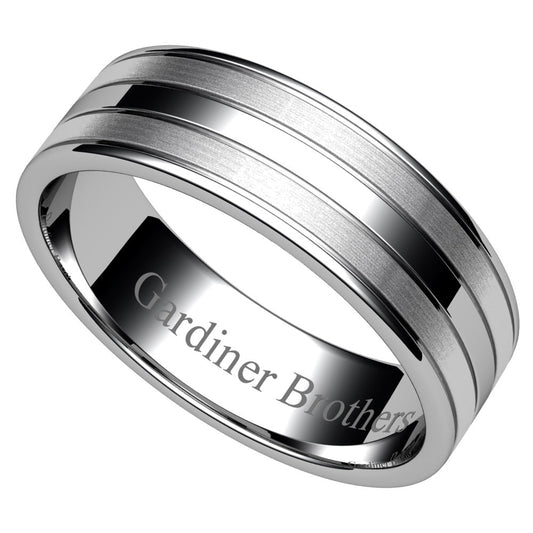 Patterned Wedding Ring  Gardiner Brothers