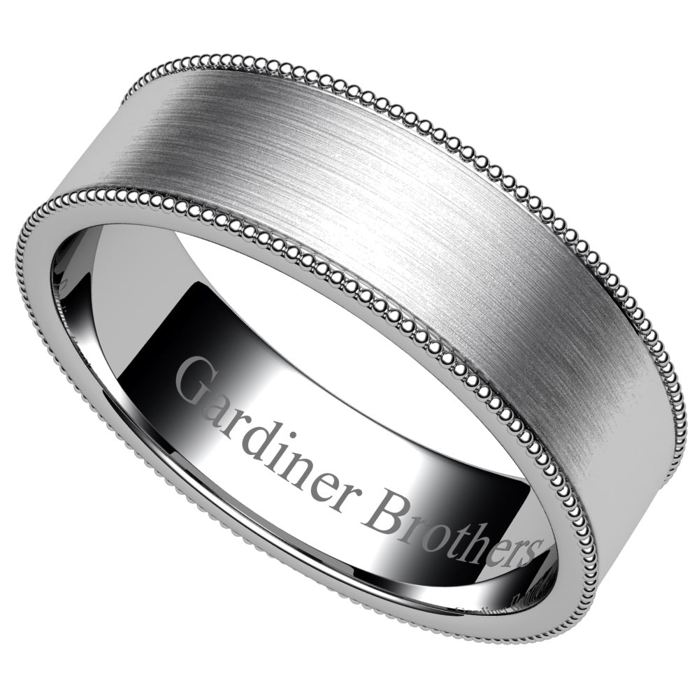 Patterned Wedding Ring Gardiner Brothers