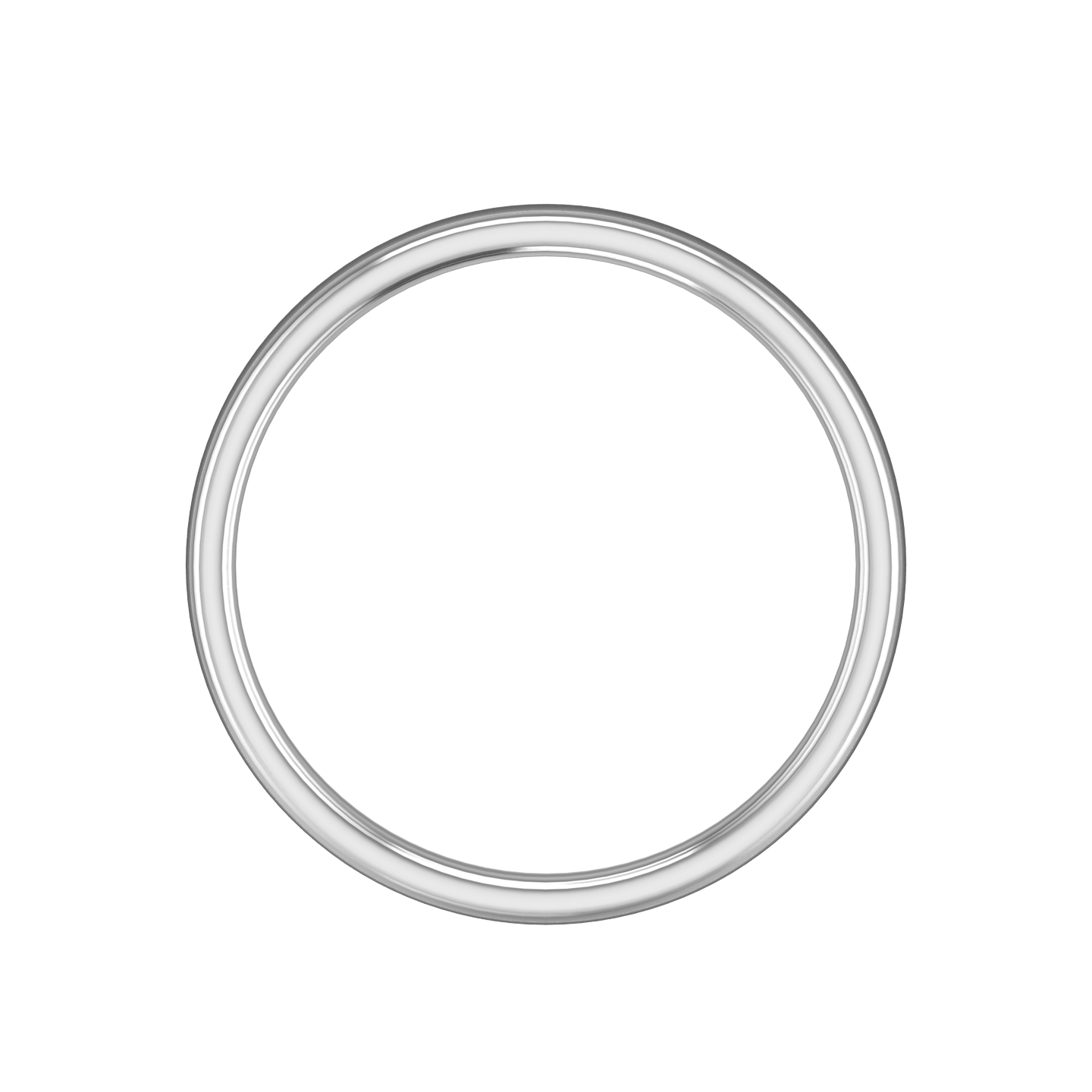 Platinum wedding band with a satin finish Gardiner Brothers