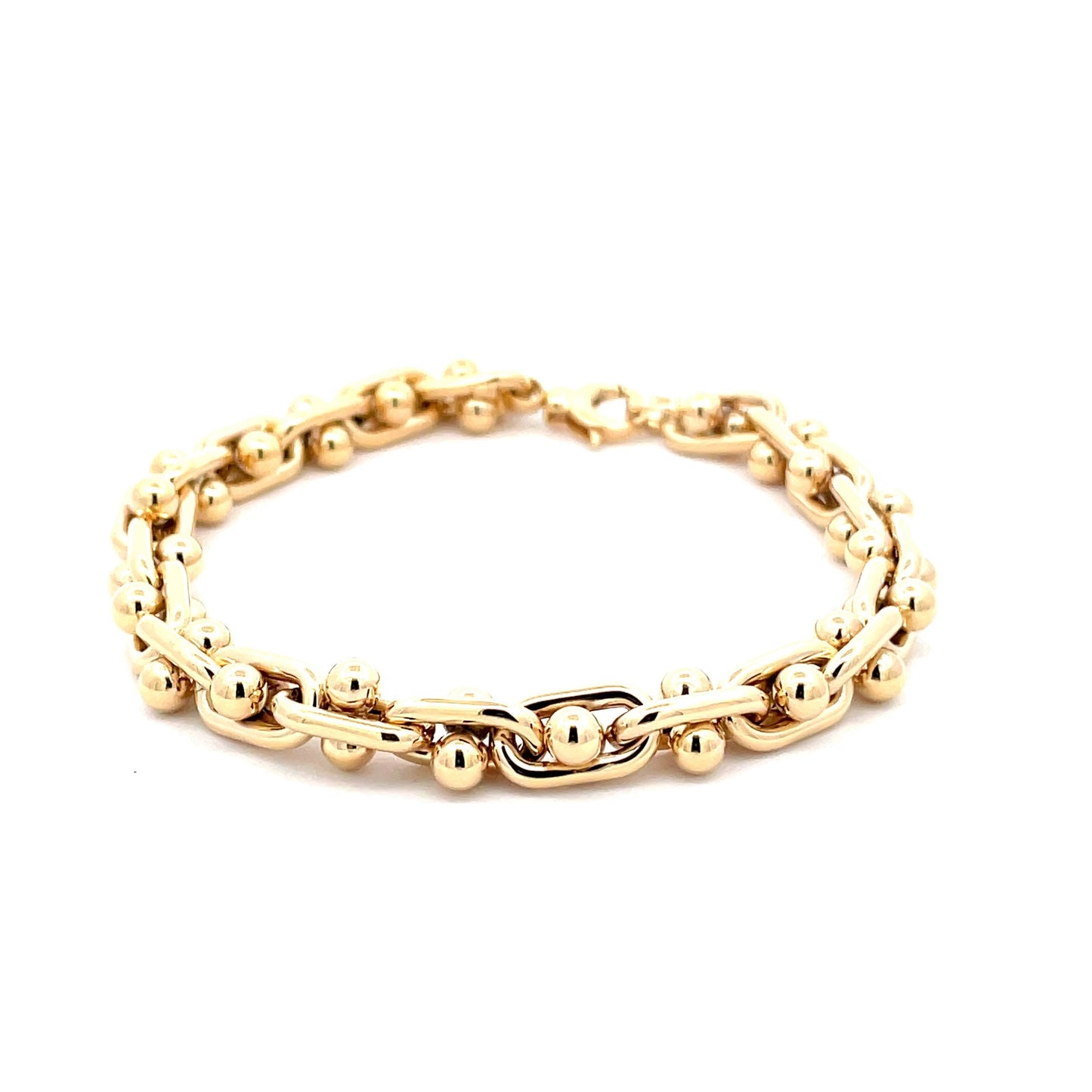 Yellow Gold Knobbles Bracelet Gardiner Brothers