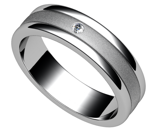 Patterned Wedding Ring  Gardiner Brothers