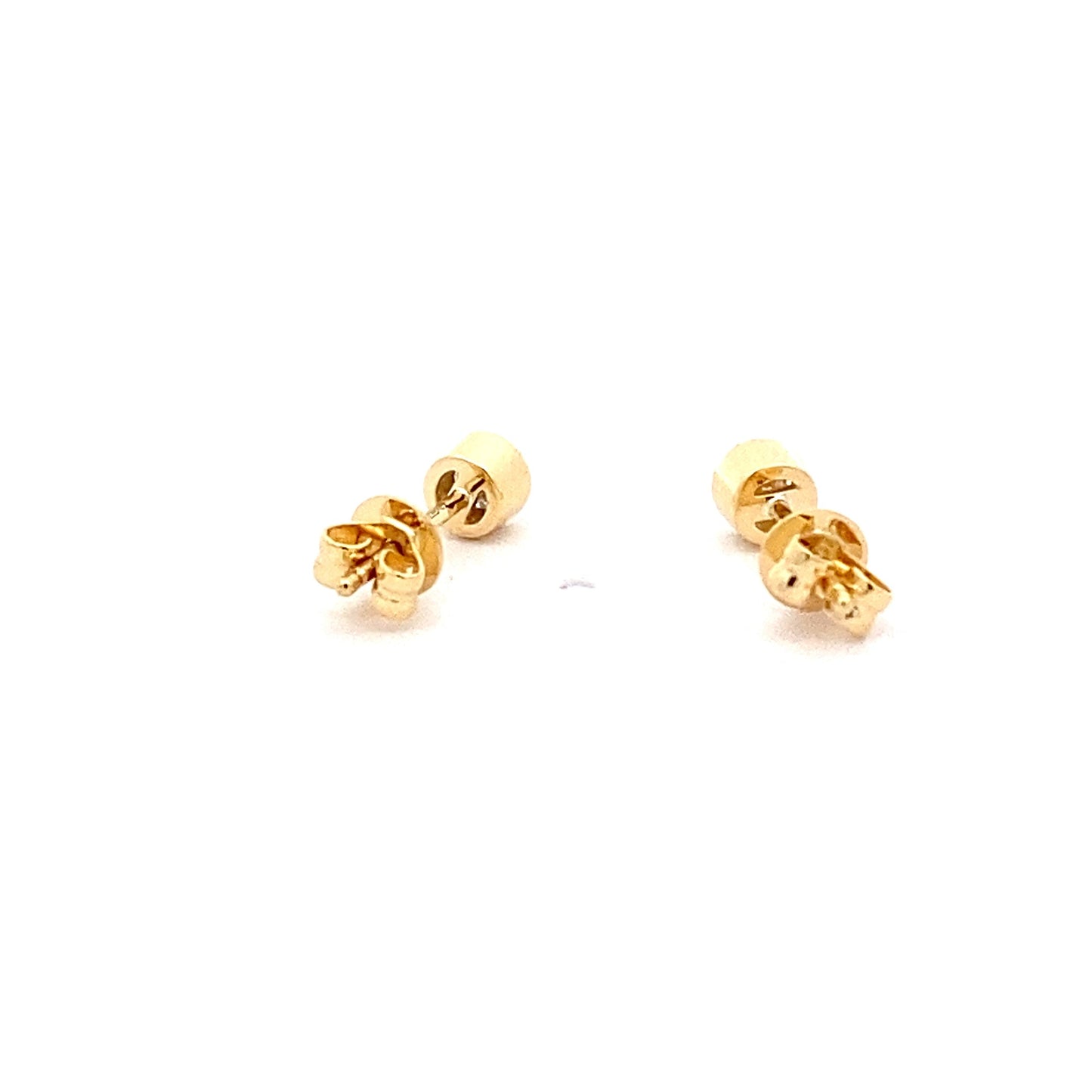 Round Brilliant Cut Diamond Solitaire Earrings - 0.30cts Gardiner Brothers