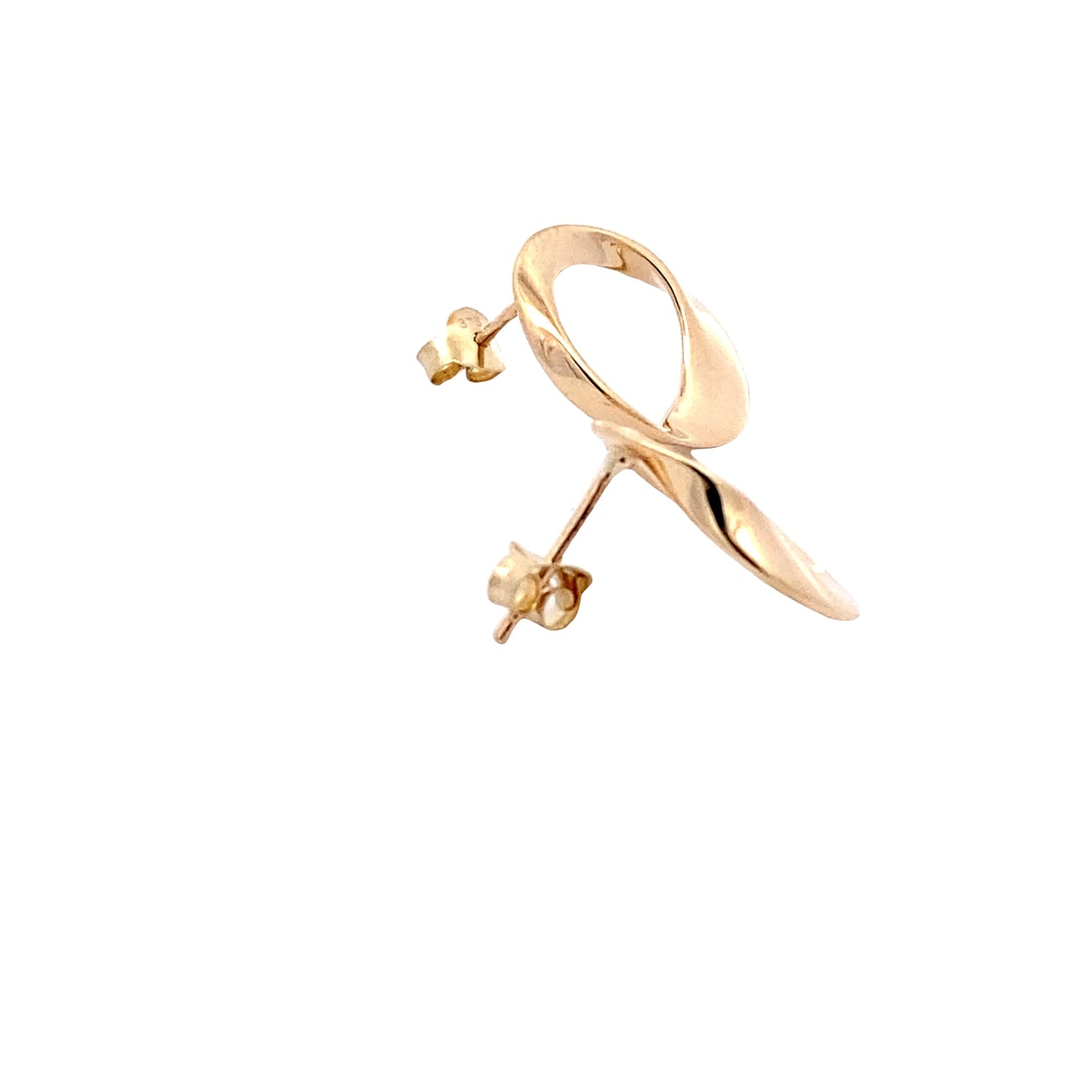 Yellow Gold Open Cushion Shape Earrings Gardiner Brothers