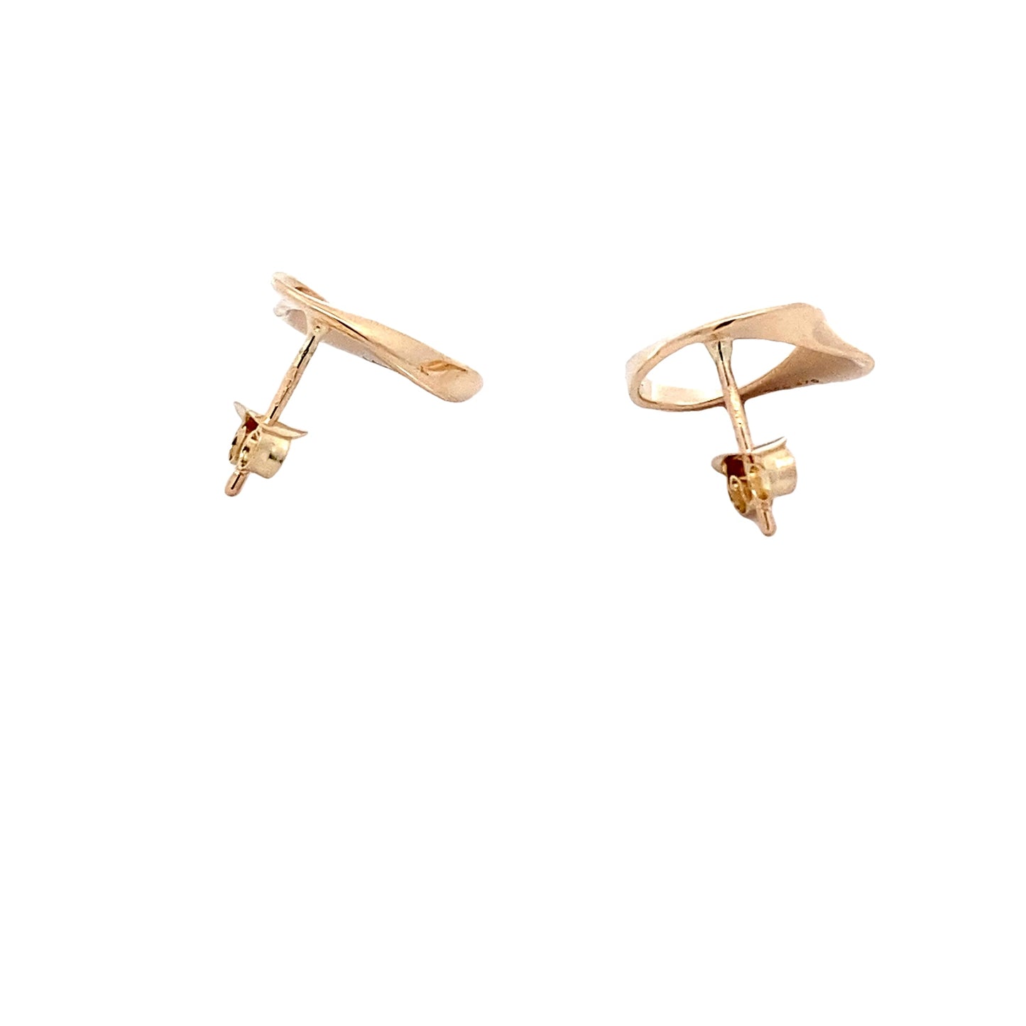 Yellow Gold Open Cushion Shape Earrings Gardiner Brothers