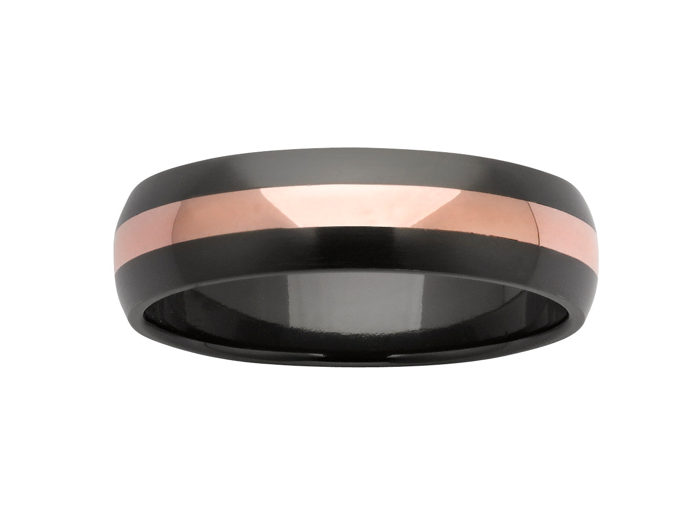 Zircon Ring with Central Metal Section gardiner-brothers