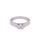 Platinum Round Brilliant Cut Diamond Solitaire Ring - 0.40cts gardiner-brothers