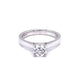 Platinum Round Brilliant Cut Diamond Solitaire Ring - 0.91cts Gardiner Brothers