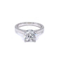 Platinum Round Brilliant Cut Diamond Solitaire Ring - 2.03cts gardiner-brothers