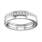 Full Set Round Brilliant Cut Diamond Wedding Band  gardiner-brothers   