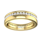 Full Set Round Brilliant Cut Diamond Wedding Band  gardiner-brothers   