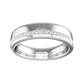 Half Set Princess Cut Diamond Wedding Band  gardiner-brothers   