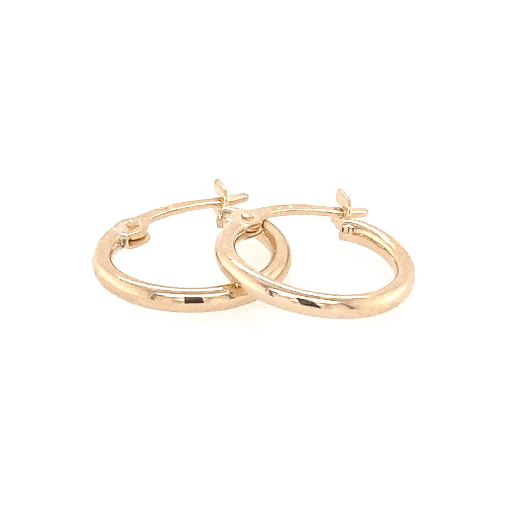 Yellow Gold Hoop Earrings  Gardiner Brothers   