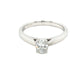 Platinum Oval Shaped Aurora Cut Diamond Solitaire Ring - 0.53cts Gardiner Brothers