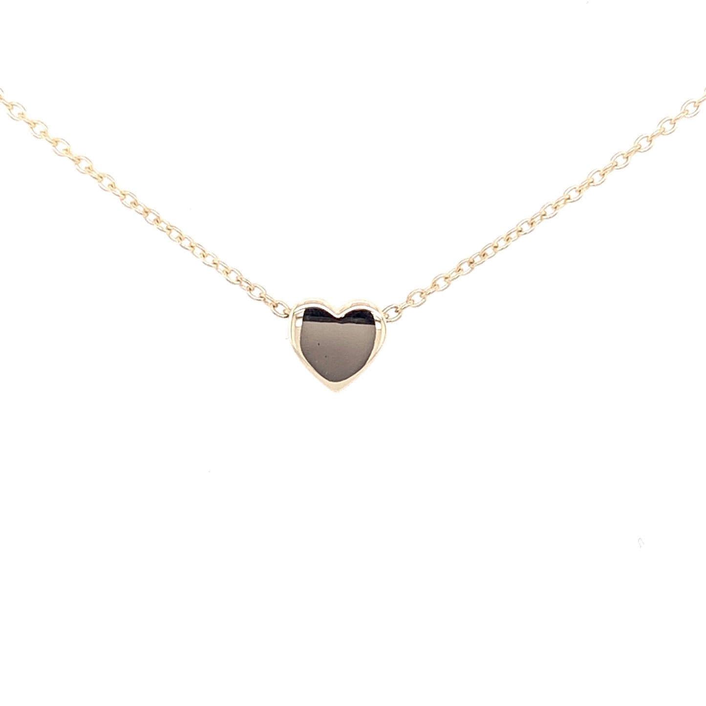 Yellow Gold Heart Pendant  Gardiner Brothers   