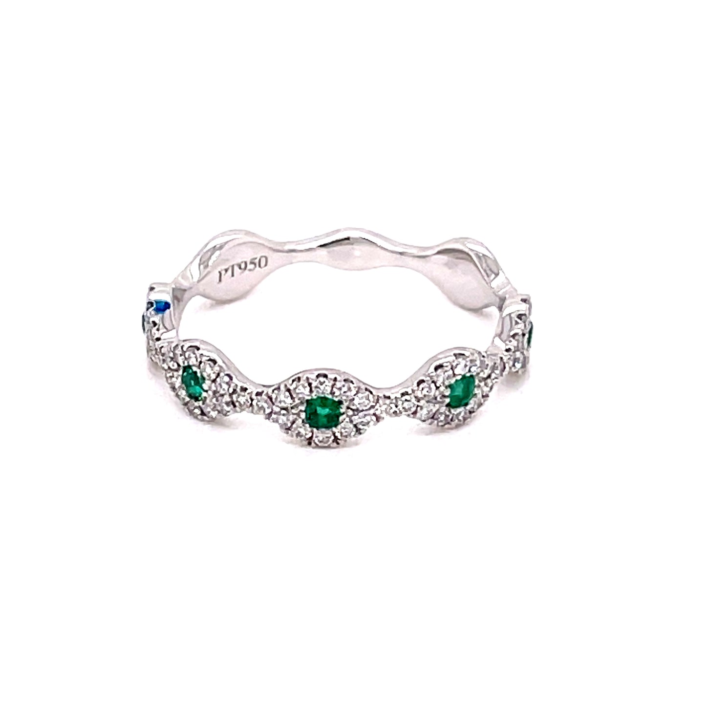 Emerald and Diamond Dress Ring