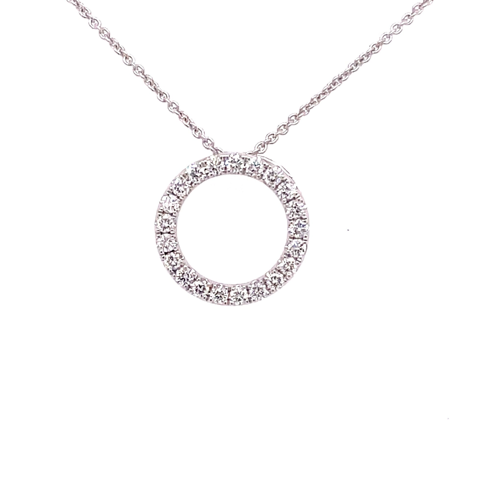 Diamond Circle Pendant - 0.25cts  Gardiner Brothers   