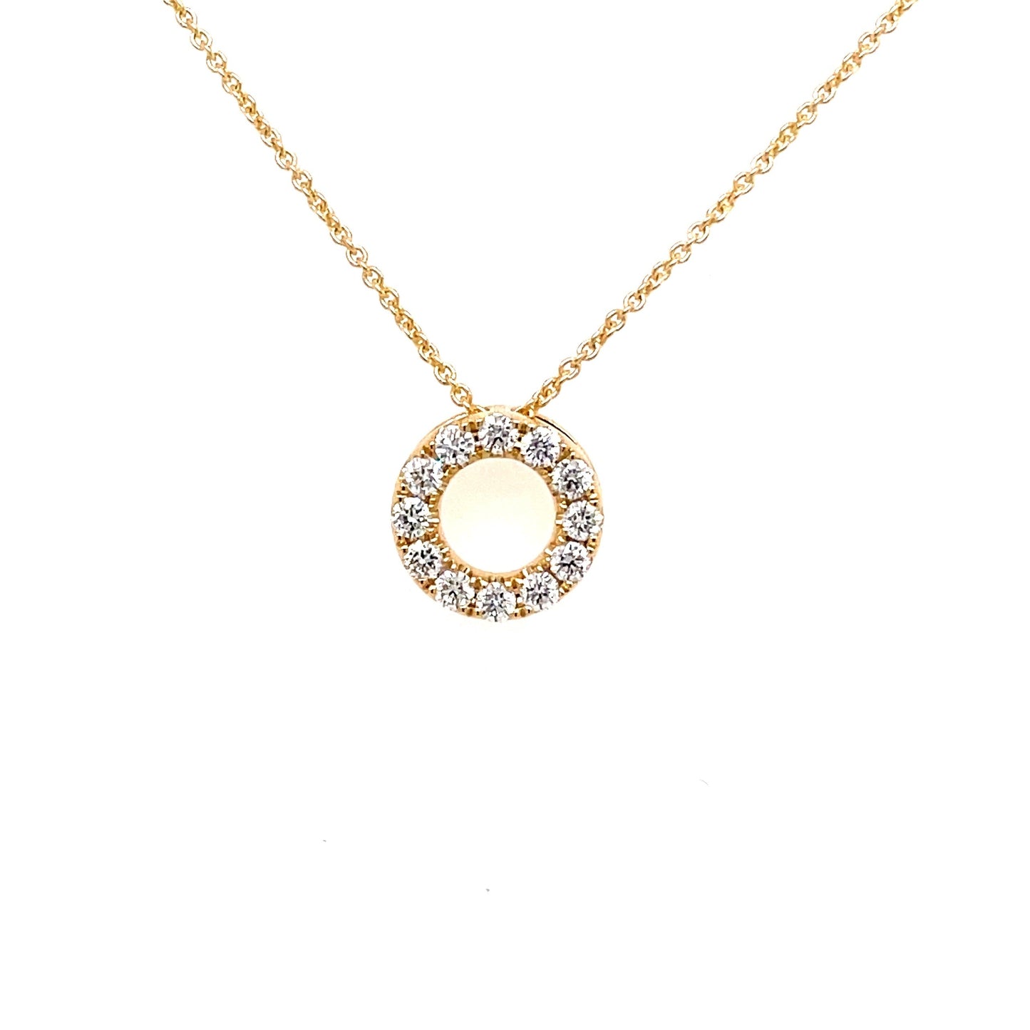 Diamond Circle Pendant - 0.25cts  Gardiner Brothers   