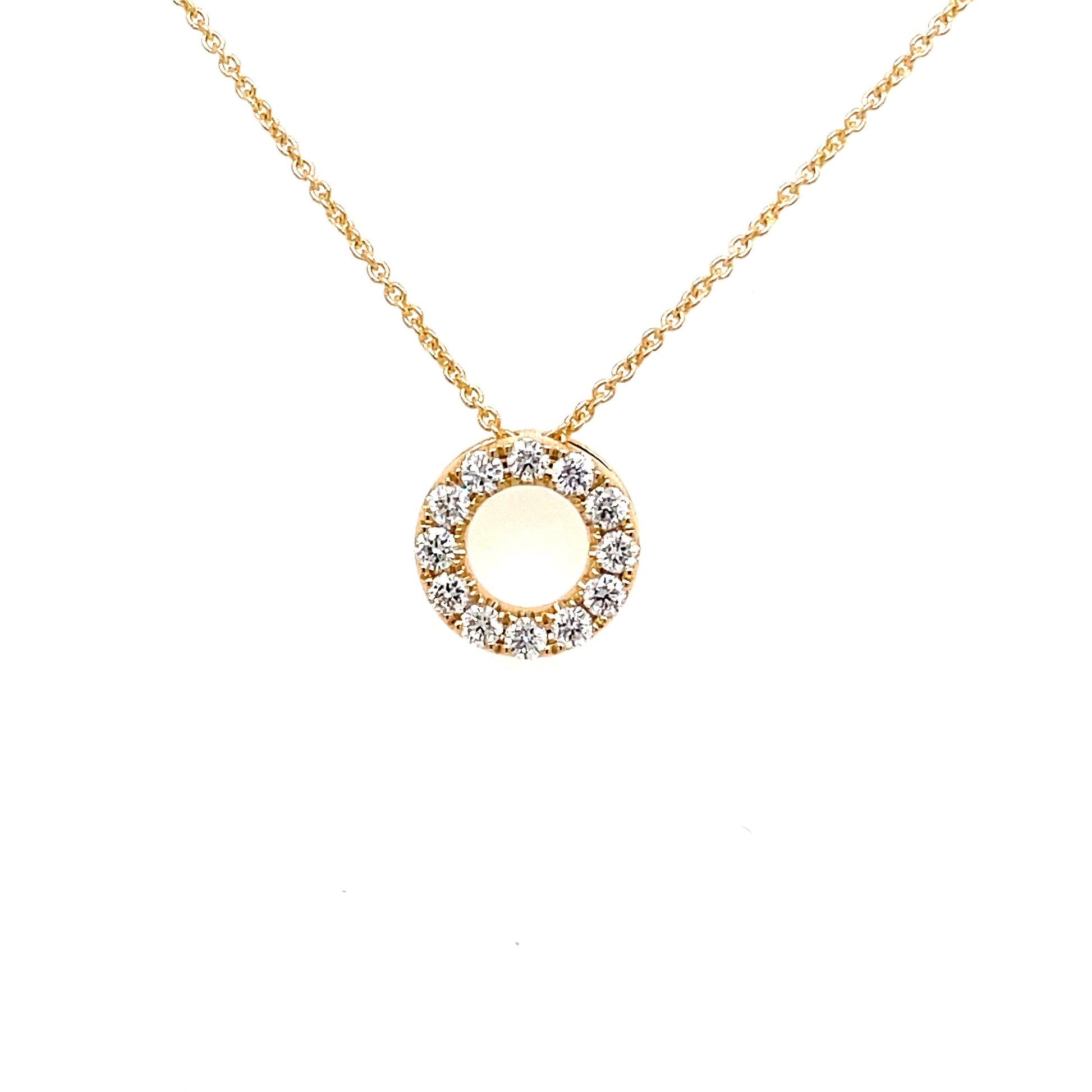 Diamond Circle Pendant - 0.25cts  Gardiner Brothers   
