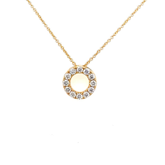 Diamond Circle Pendant - 0.25cts  Gardiner Brothers   