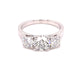 Platinum Round Brilliant Cut Diamond 3 Stone Ring - 2.01cts Gardiner Brothers