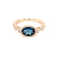 London Blue Topaz Vintage Style Dress Ring Gardiner Brothers