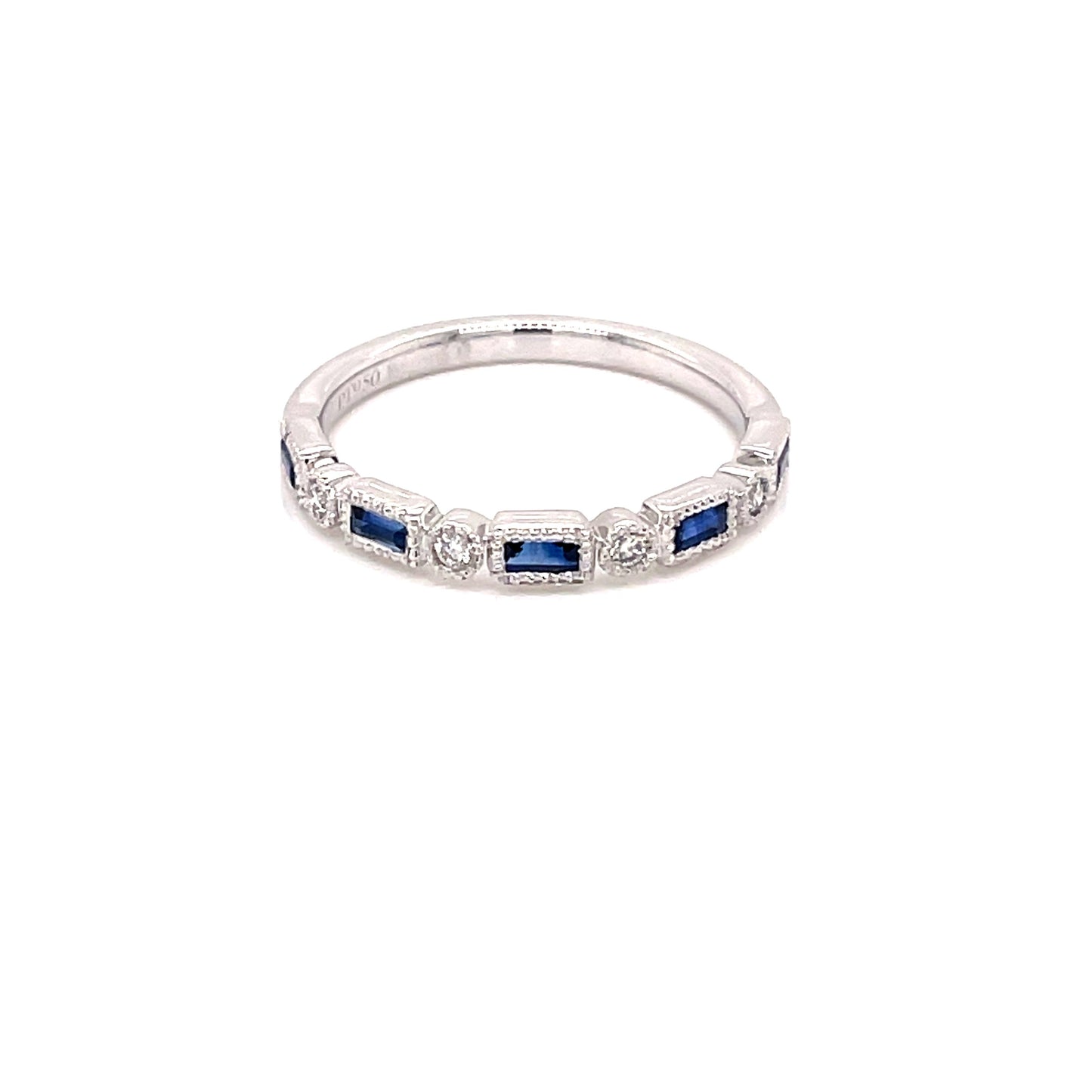 Sapphire and Diamond Vintage Style Dress Ring Gardiner Brothers