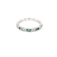 Emerald and Diamond Vintage Style Dress Ring Gardiner Brothers