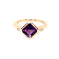Amethyst and Diamond Dress Ring Gardiner Brothers