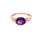 Amethyst and Diamond Vintage Style Dress Ring Gardiner Brothers