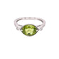 Peridot and Diamond Vintage Style Dress Ring  Gardiner Brothers   