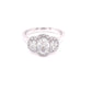 Platinum Oval Shaped Diamond 3 Stone Halo Style Ring - 1.26cts Gardiner Brothers