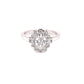 Platinum Oval with Round Brilliant and Baguette Cut Diamonds Cluster Ring - 1.15cts Gardiner Brothers