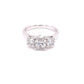 Platinum Oval and Round Brilliant Cut Diamond 3 Stone Ring - 1.62cts Gardiner Brothers