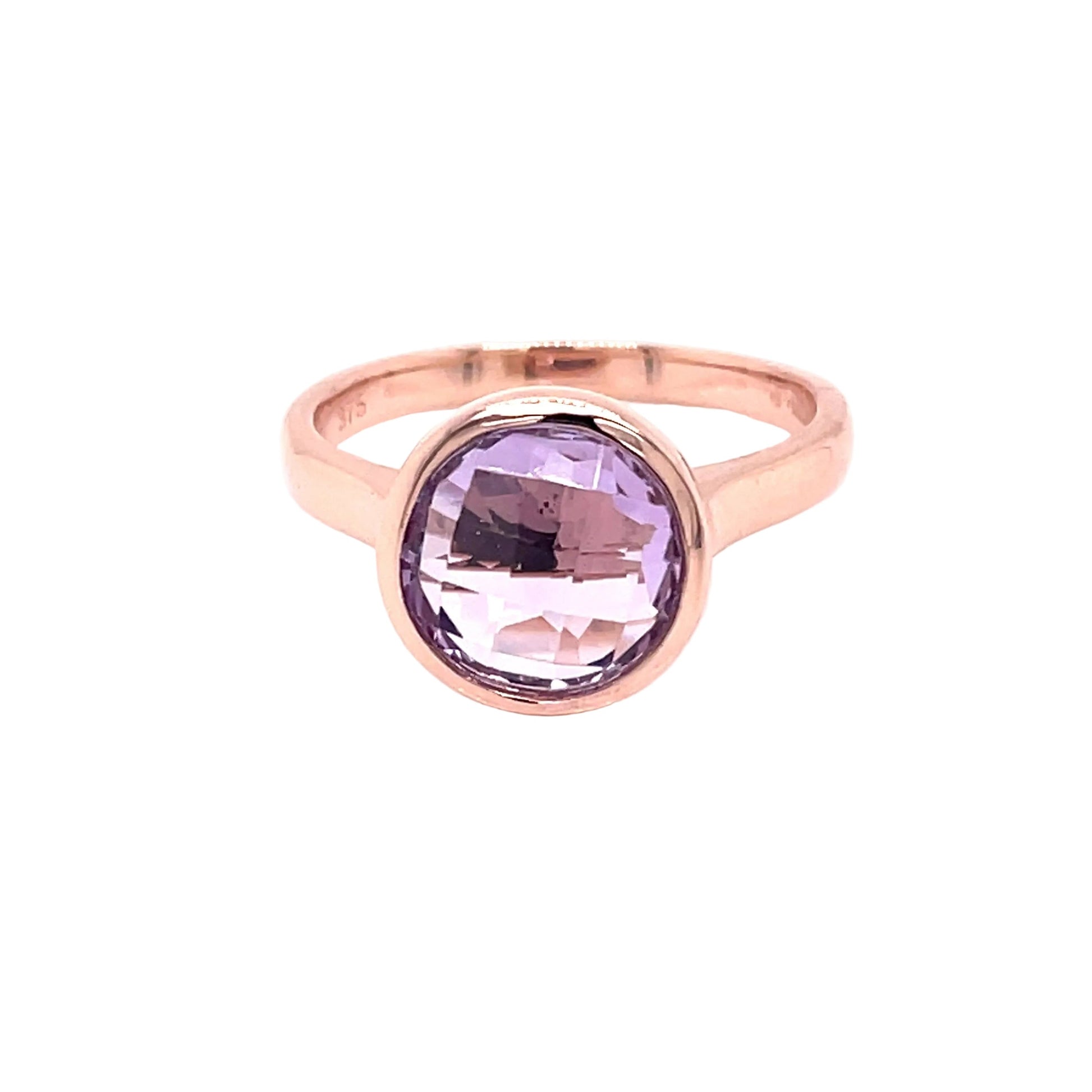Round Shaped Amethyst Dress Ring Gardiner Brothers