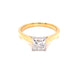 Yellow Gold Princess Cut Diamond Solitaire Ring - 1.00cts Gardiner Brothers