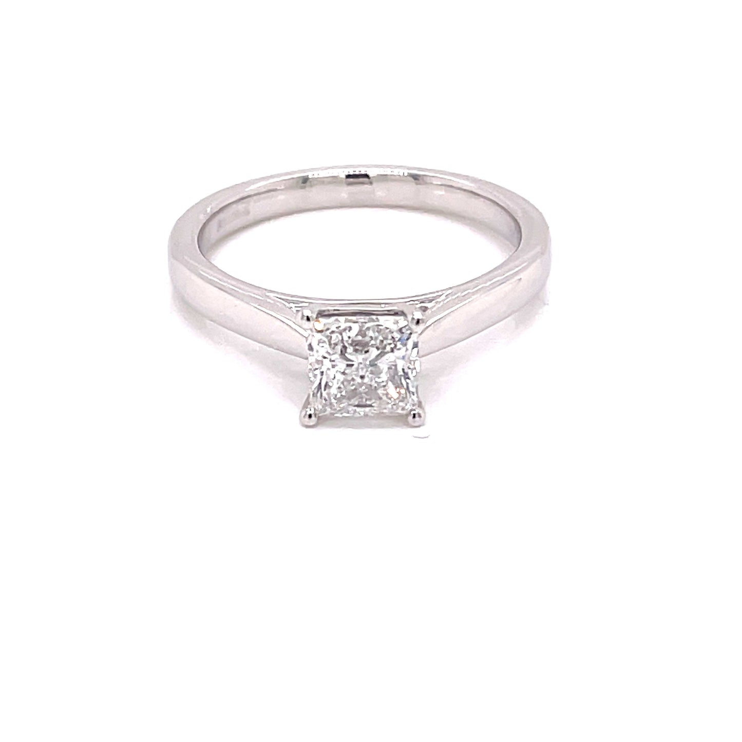 Platinum Princess Cut Diamond Solitaire Ring - 1.00cts Gardiner Brothers
